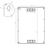 Шафа серверна CMS 18U 600 x 600 x 907 UA-MGSWL186G для мережевого обладнання - Зображення 7