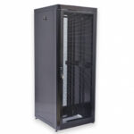 Шафа серверна CMS 42U 800 х 865 UA-MGSE4288PB з перфорованими дверима для мережевого обладнання