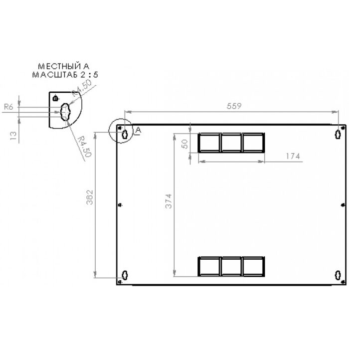 Шафа серверна CMS 9U 600 x 500 x 507 UA-MGSWL95B для мережевого обладнання - Зображення 8