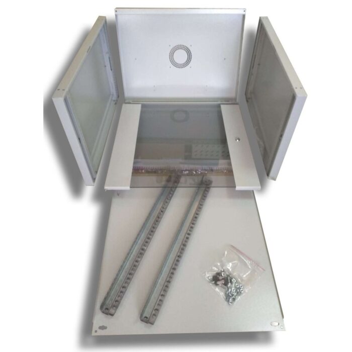 Шафа серверна Hypernet 12U 600 x 600 WMNC66-12U-FLAT для мережевого обладнання - Зображення 4