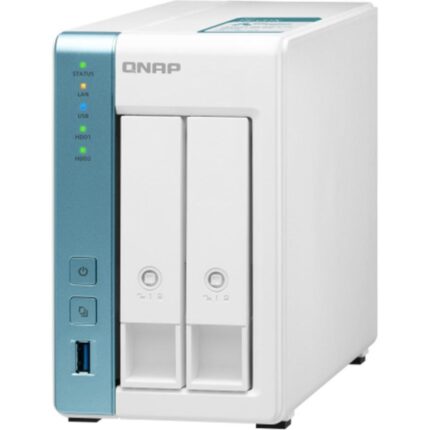 Система зберігання даних QNAP TS-231P3-2G з 2 відсіками для дисків