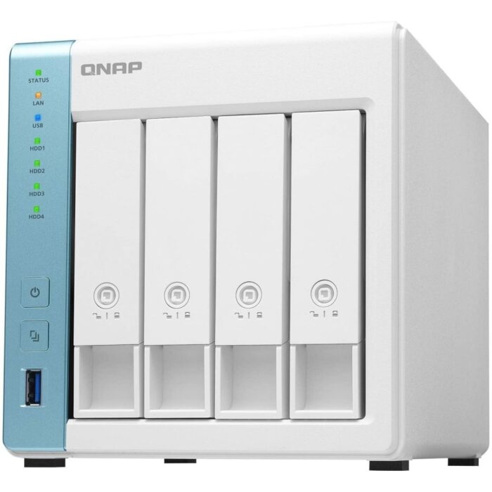 Система зберігання даних QNAP TS-431P3-4G з 4 відсіками для дисків