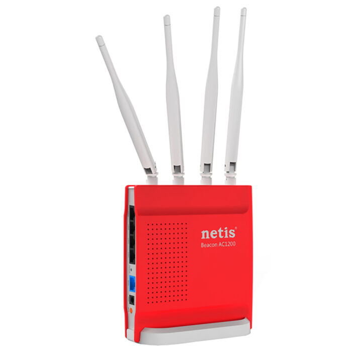 Точка доступу з мережним адаптером NETIS WRL ROUTER 1200MBPS 1000M/4P DUAL BAND WF2681