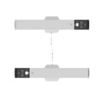 Турнікет розсувний ZKTeco Mars-F1000 з одиночною смугою руху - Зображення 3