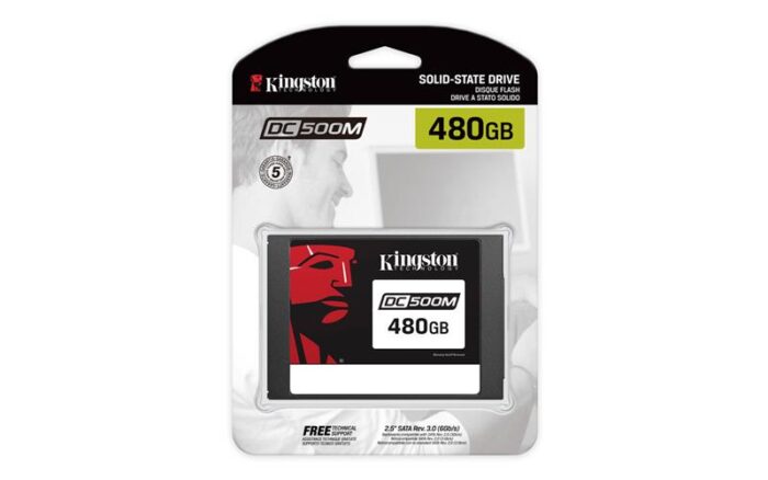 Твердотільний накопичувач SSD 2.5" Kingston DC500M 480GB SATA 3D TLC