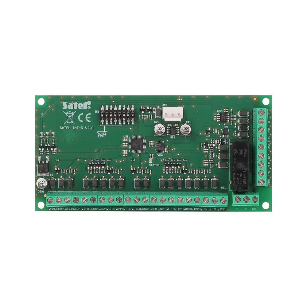 Універсальний модуль розширення зчитувачів Satel INT-R для ППК INTEGRA і CA-64 Універсальний модуль розширення зчитувачів Satel INT-R для ППК INTEGRA і CA-64