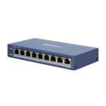 Керований 9-портовий PoE комутатор Hikvision DS-3E1309P-EI з 8 портами PoE