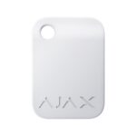 Захищений безконтактний брелок Ajax Tag white (комплект 3 шт.) для клавіатури KeyPad Plus
