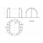 Захисний антивандальний кожух DS-142/110w для купольних камер - Зображення 2