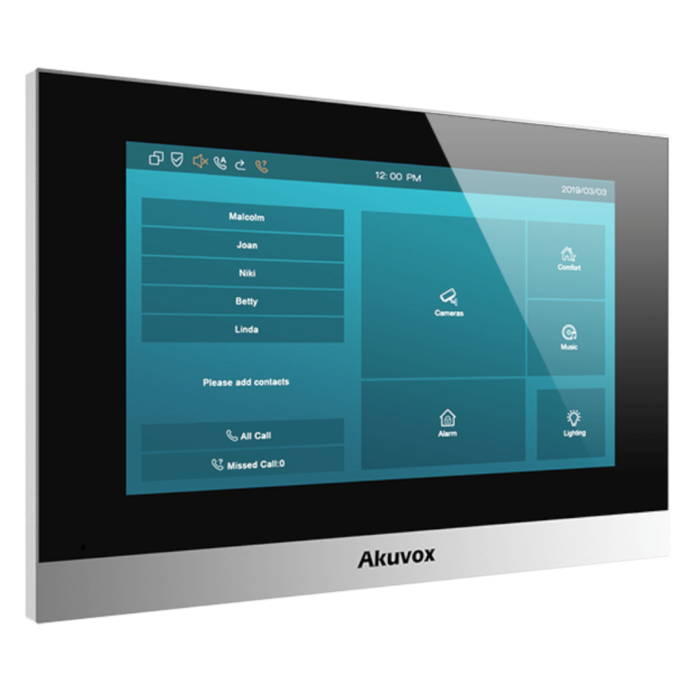 IP-відеодомофон 7" Akuvox C313N black