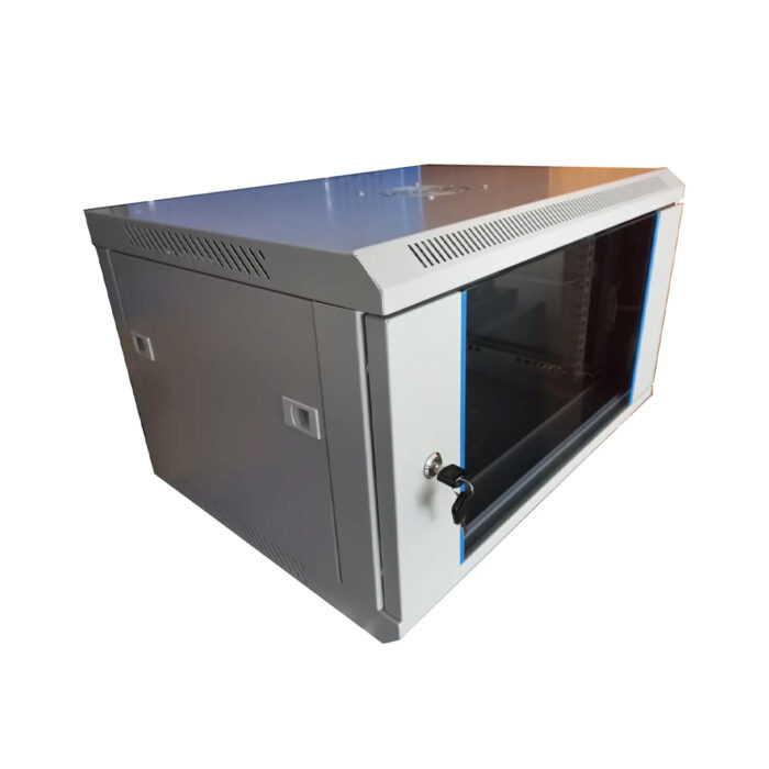 Шафа серверна Hypernet 12U 600 x 450 WMNC-12U-FLAT настінна для мережевого обладнання