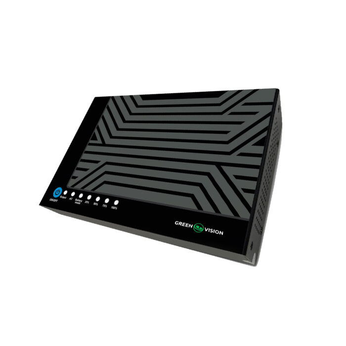 Джерело безперебійного живлення GreenVision GV-702-UPS-DC18-100W для Wi-Fi роутерів із вбудованим акумулятором