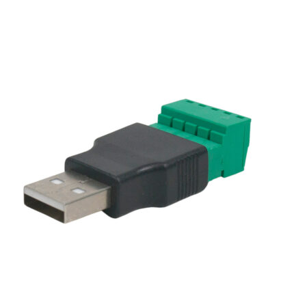 Роз&apos;єм USB під затискач (male)