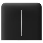 Кнопка Ajax SideButton (2-gang) vertical black для двоклавішного вимикача