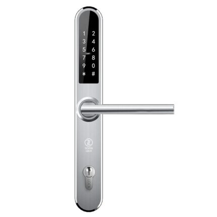 Розумний дверний біометричний замок SEVEN LOCK SL-7761BF silver (без врізної частини)