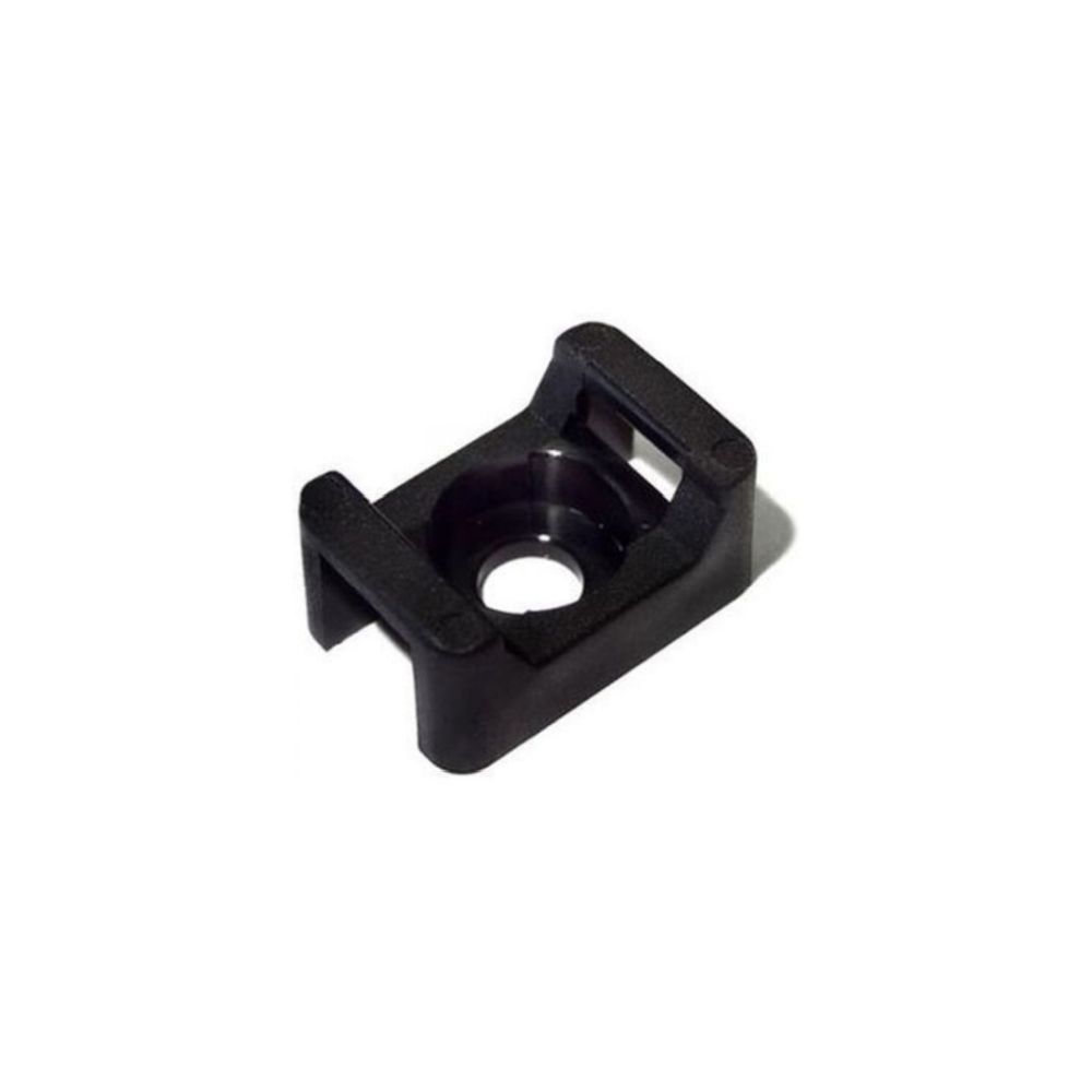 Монтажний комплект: Стяжка Relfix 5 x 200 мм з кріпленням (100 шт/уп) біла + Майданчик для стяжки під дюбель 16 x 22 мм чорний (100шт) + Дюбелі швидкого монтажу 6 x 40 мм потай (100 шт/уп) - Зображення 3