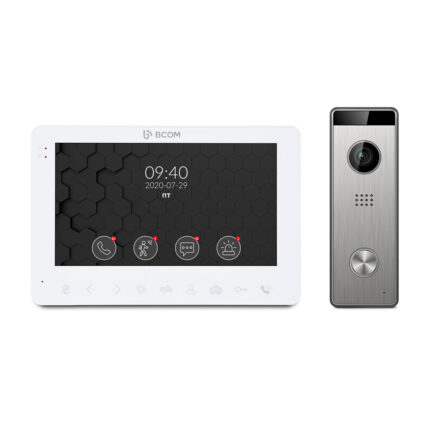 Комплект відеодомофон BCOM BD-780FHD White + відеопанель Tantos Triniti HD