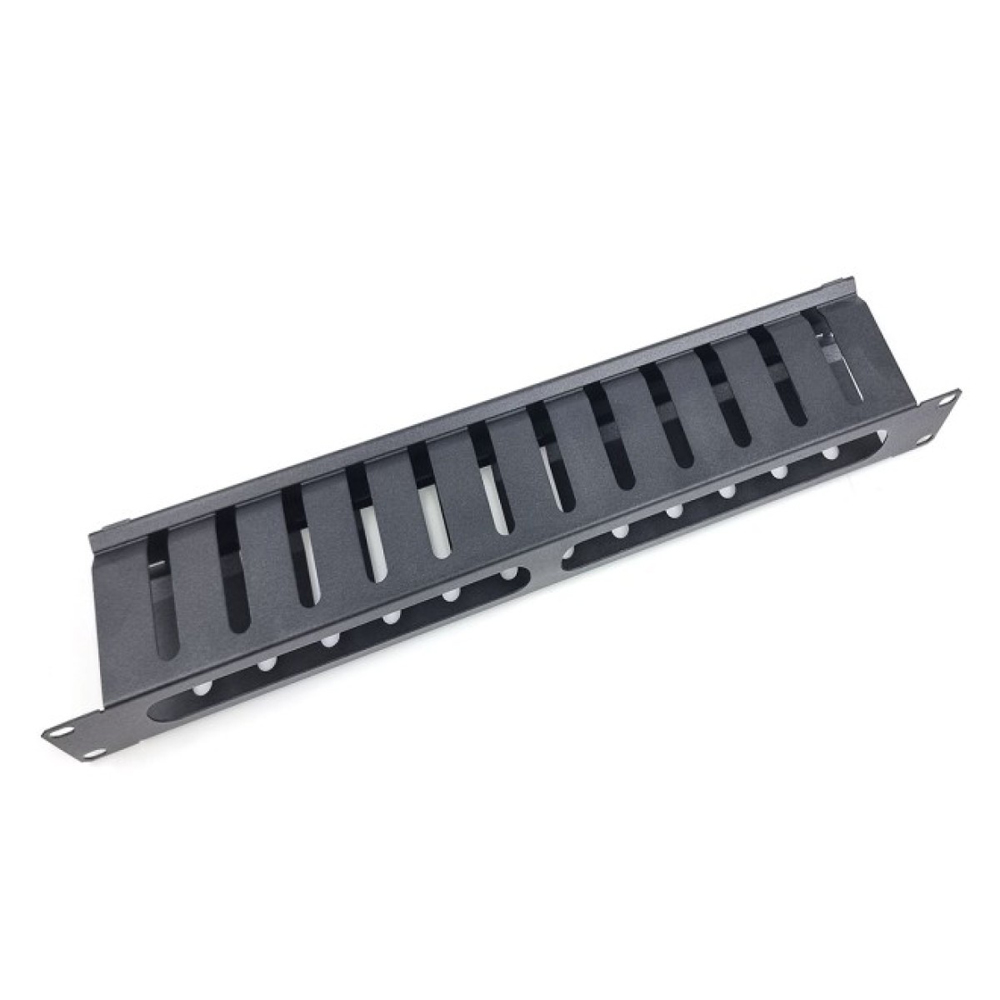 Комплект: Шафа серверна SteelNet 7U 600 x 400 сірий + Блок розеток 1U 19" на 6 розеток з вимикачем + Організатор кабелю перфорований із кришкою 19" + Полиця консольна CMS UA-SHC300G - Зображення 4