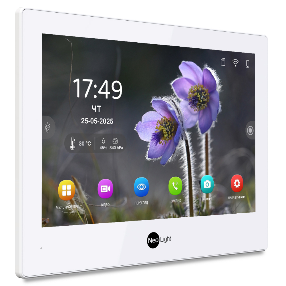 Комплект Neolight ALPHA Hybrid HD KIT Silver: гібридний відеодомофон 8" з Wi-Fi та 2 Мп відеопанель - Зображення 4