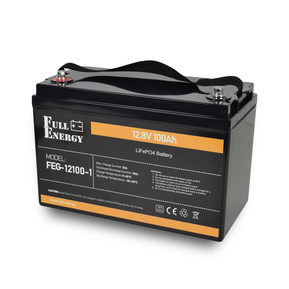 Акумулятор LiFePO4 літій залізо фосфатний 12.8В 100А·год з Bluetooth Full Energy FEG-12100-1 Акумулятор LiFePO4 літій залізо фосфатний 12.8В 100А·год з Bluetooth Full Energy FEG-12100-1