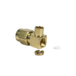 Роз'єм SMA кутовий 90° для пайки кабелю RG402 (male) - Зображення 3