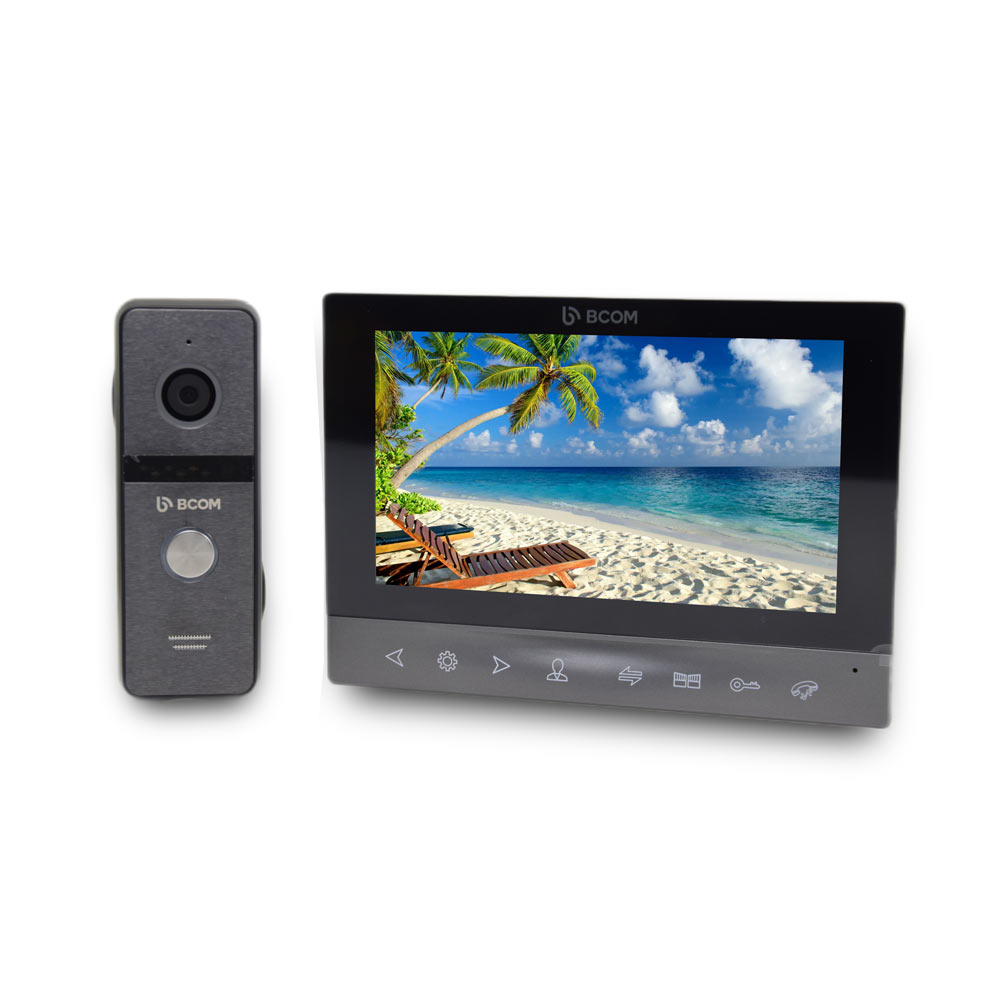 Комплект відеодомофону BCOM BD-791FHD/T Kit: відеодомофон 7" з підтримкою Tuya Smart і відеопанель