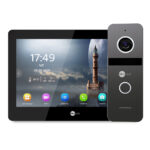 Комплект Neolight MEZZO Hybrid HD KIT B/Graphite: гібридний відеодомофон 10.1" з Wi-Fi та 2 Мп відеопанель