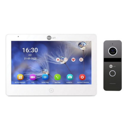 Комплект Neolight NeoKIT IP Pro WF 10: IP відеодомофон 10.1" з Wi-Fi та 2 Мп IP відеопанель