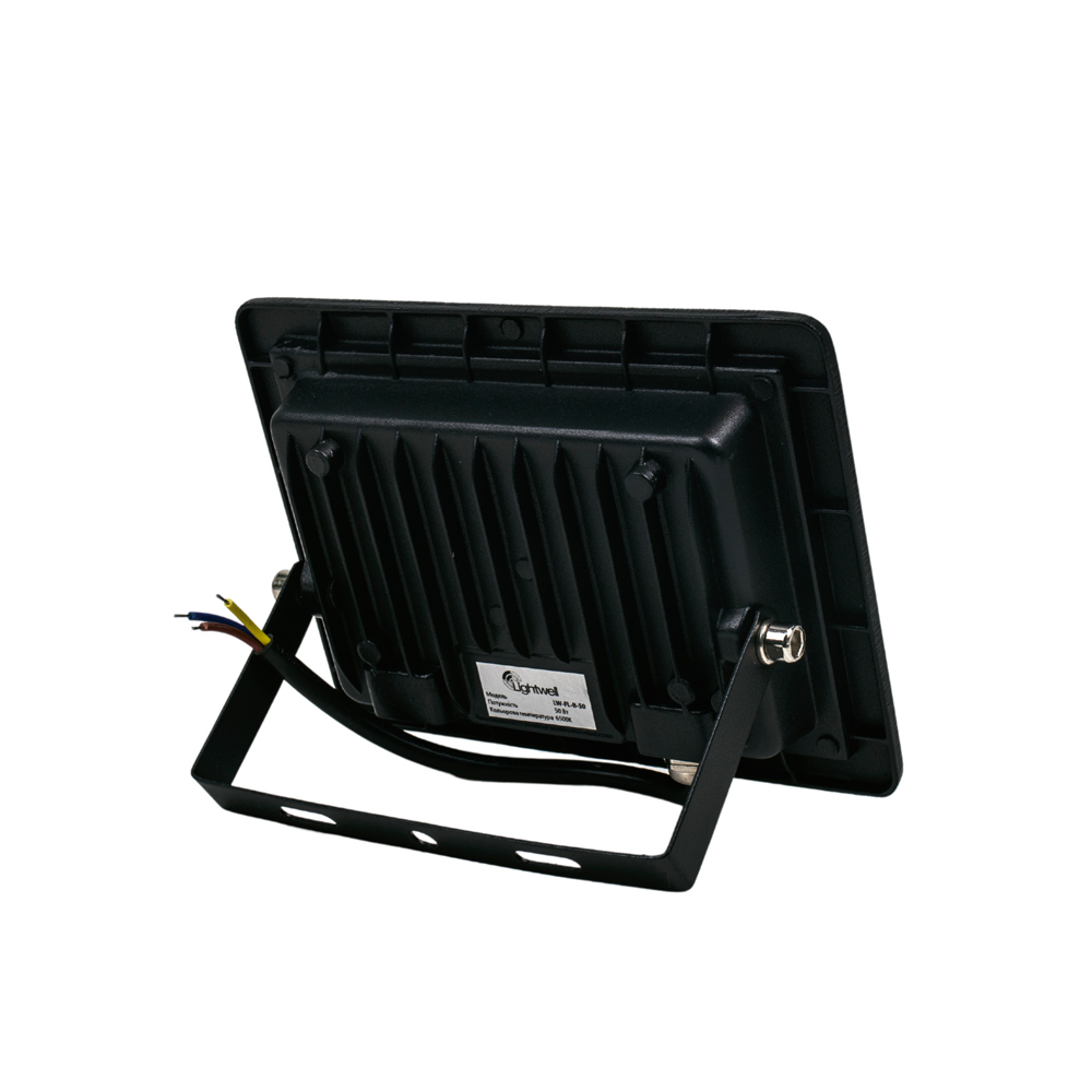 Комплект 5+5 світлодіодних прожекторів Lightwell 50W: 5 x LW-FL-B-50 та 5 x LW-FL-W-50 - Зображення 3