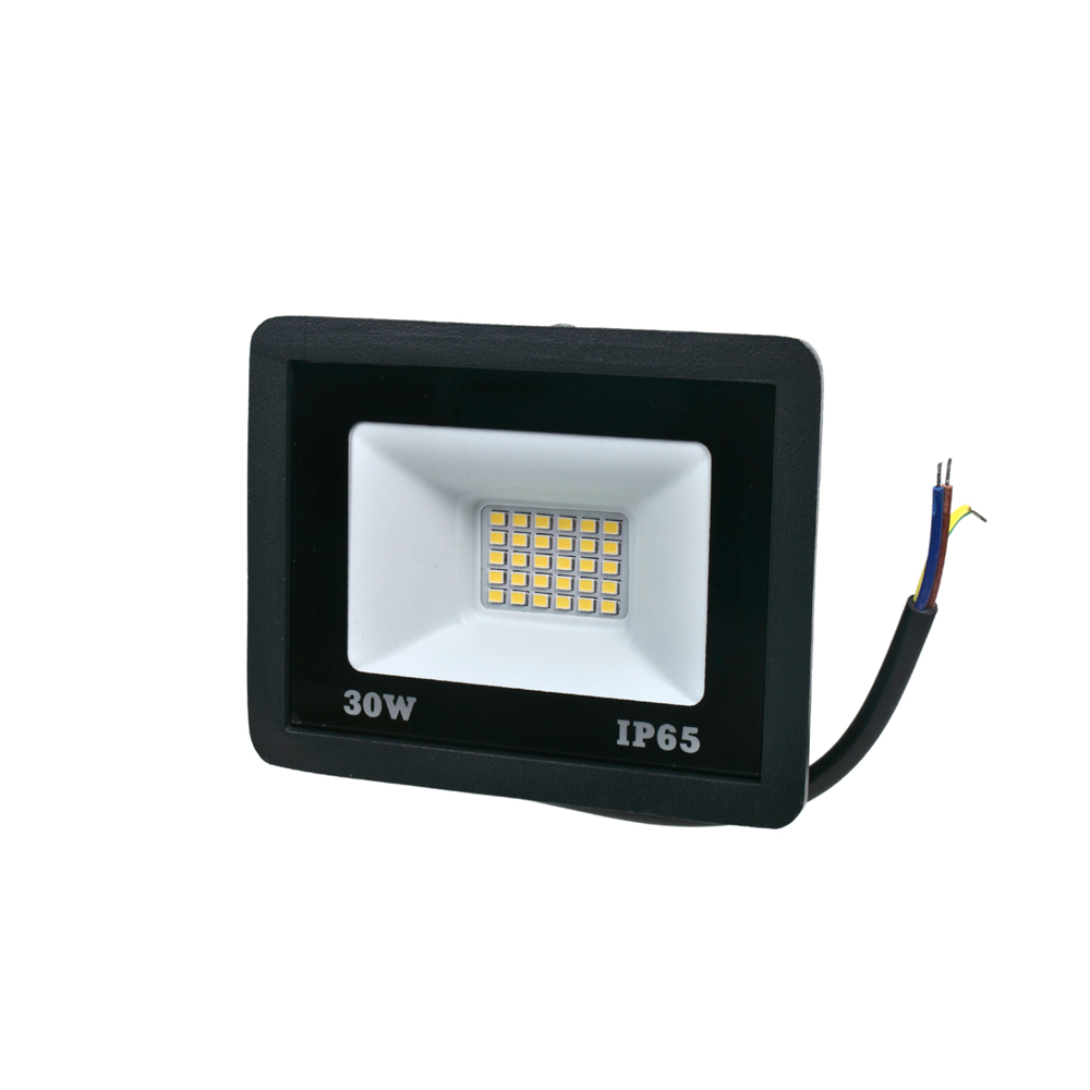 Комплект 3+3 світлодіодних прожектори Lightwell 30W: 3 x LW-FL-B-30 и 3 x LW-FL-B-30-S з датчиком руху - Зображення 2