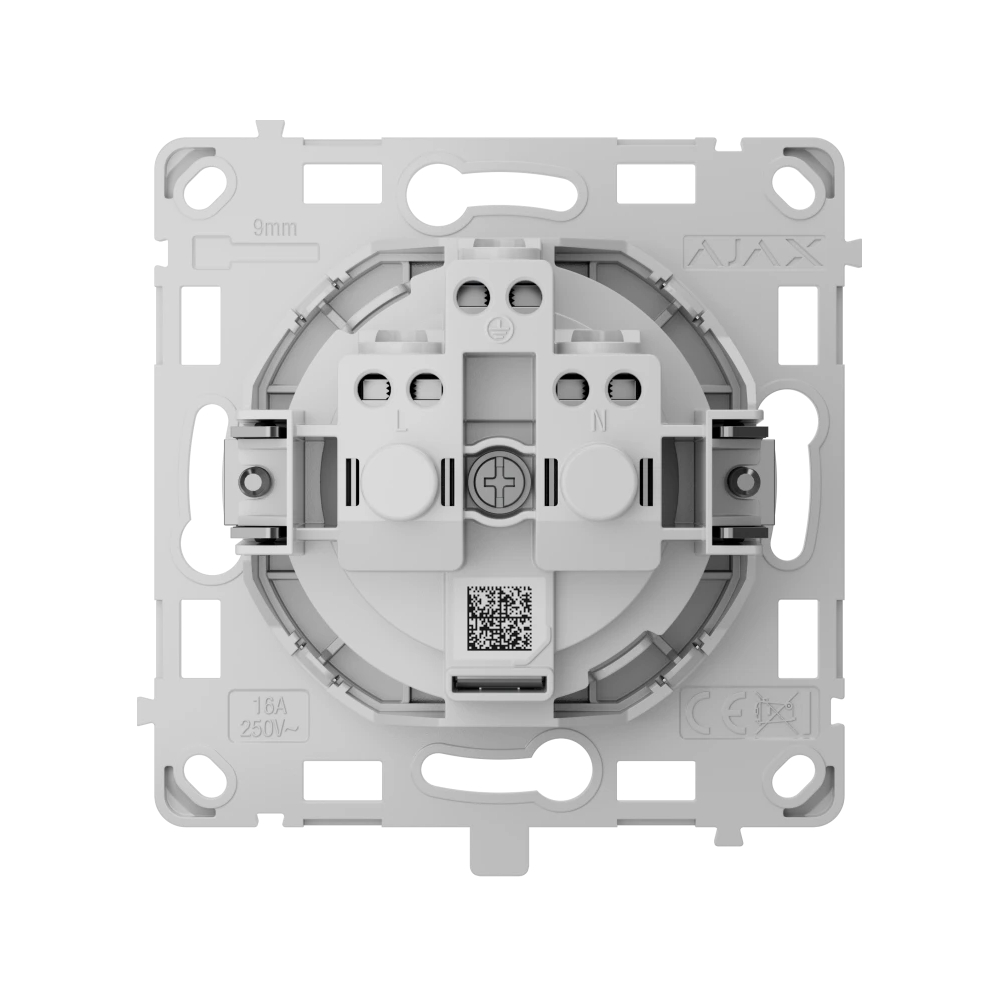 Комплект бездротової сигналізації Ajax StarterKit Cam (8EU) UA white + Вимикач Ajax LightSwitch 1-gang White одноклавішний + Реле Ajax OutletCore - Зображення 3