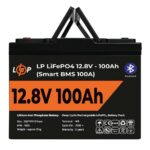 8V) - 100 Ah (1280Wh) (Smart BMS 100А) з BT пластик
