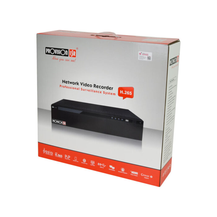 IP-відеореєстратор 64-канальний Provision-ISR NVR16-641600RFAN(2U) з розпізнаванням облич для систем відеоспостереження - Зображення 6