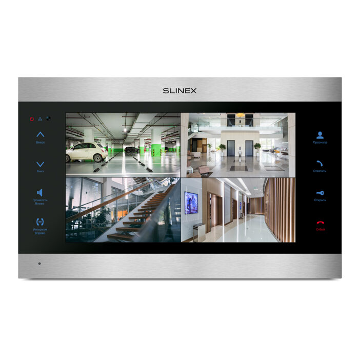 IP-відеодомофон Slinex SL-10IPT HD(silver + black) - Зображення 2