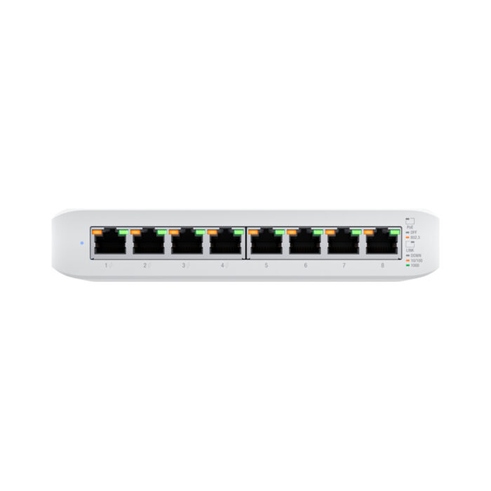 РоЕ-комутатор Ubiquiti Unifi Switch Lite 8 PoE (USW-LITE-8-POE) - Зображення 2