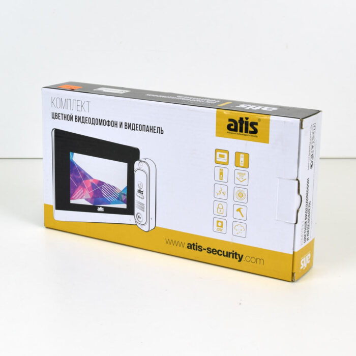 Комплект відеодомофона ATIS AD-770FHD/T-W Kit box (розпродаж 579): відеодомофон 7" з детектором руху і підтримкою Tuya Smart і відеопанель - Зображення 4