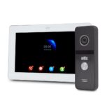 Комплект відеодомофона ATIS AD-770FHD/T-W Kit box (розпродаж 579): відеодомофон 7" з детектором руху і підтримкою Tuya Smart і відеопанель