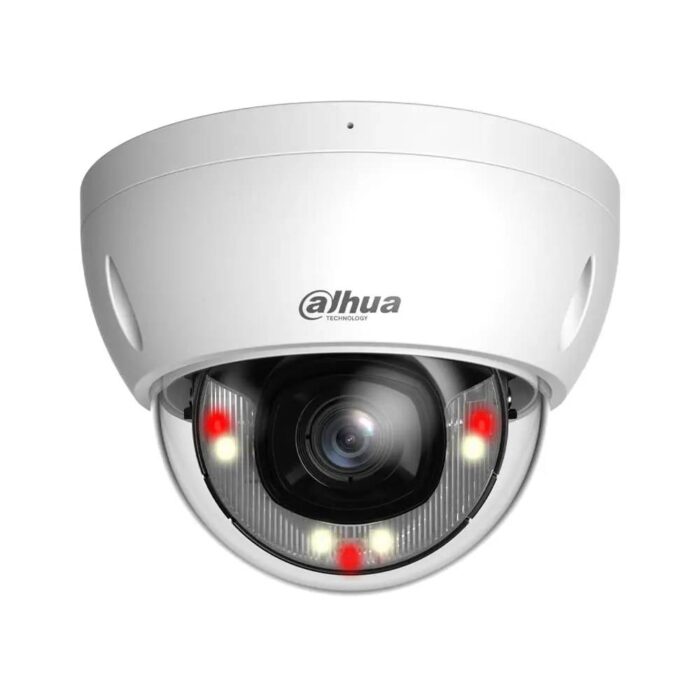IP-відеокамера 2 Мп Dahua DH-IPC-HDBW2249E-S-IL (2.8 мм) з подвійним підсвічуванням та мікрофоном для системи відеонагляду