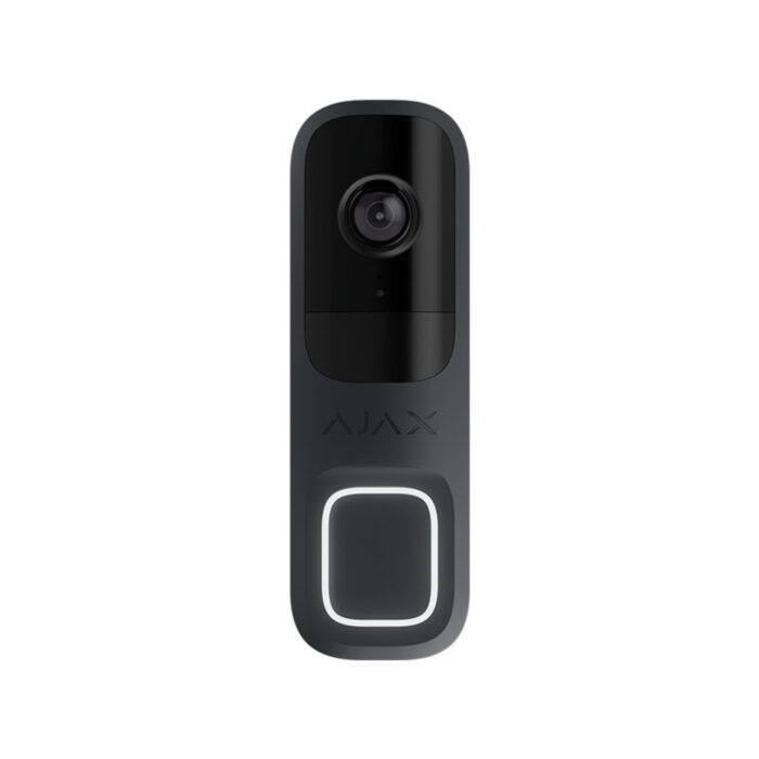 Відеодзвінок Ajax DoorBell graphite з вбудованим штучним інтелектом