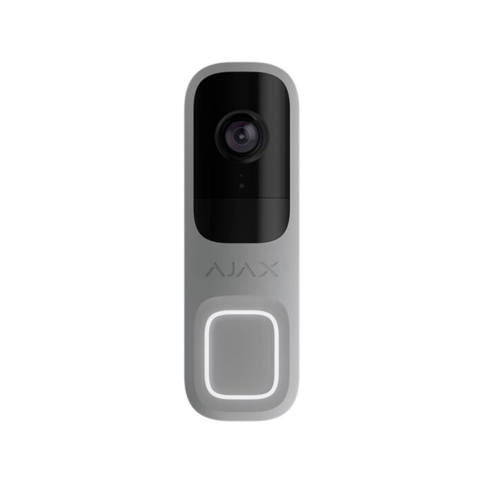 Відеодзвінок Ajax DoorBell grey з вбудованим штучним інтелектом