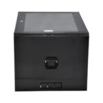 Шафа серверна SteelNet 18U 600 x 600 для мережевого обладнання (скло, чорний) - Зображення 3