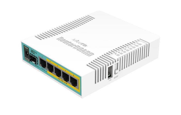 Маршрутизатор MIKROTIK hEX PoE (RB960PGS) 10/100/1000M