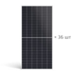 Сонячна панель JA Solar JAM72D40-600/LB  (палета 36 шт)