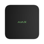 Мережевий відеореєстратор Ajax NVR DC black на 8 каналів з живленням від низьковольтного джерела