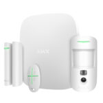Комплект бездротової сигналізації Ajax StarterKit Cam Plus HDR White — Wi-Fi