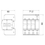 Обмежувач перенапруг OBO Bettermann Тип II V20-C 3+NPE-280 (5094656) - Зображення 2