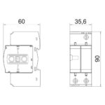 Обмежувач перенапруг OBO Bettermann Тип I+II V25-B+C 1+NPE (5094457) - Зображення 2