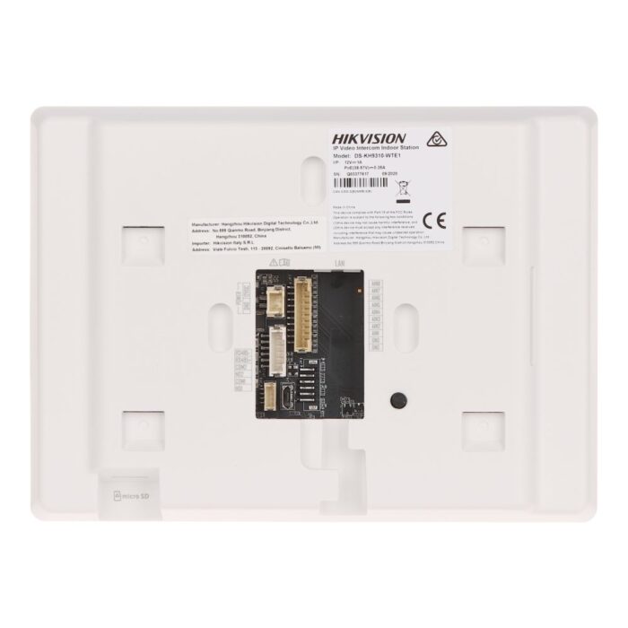 IP-відеодомофон 7" з Wi-Fi Hikvision DS-KH9310-WTE1(B) - Зображення 3