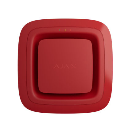 Бездротовий адресний пожежний оповіщувач Ajax EN54 FireProtect (Sounder) Jeweller red звуковий