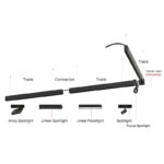 Накладний магнітний трек 3 м LW-TRACK-SURF-B-3m - Зображення 3